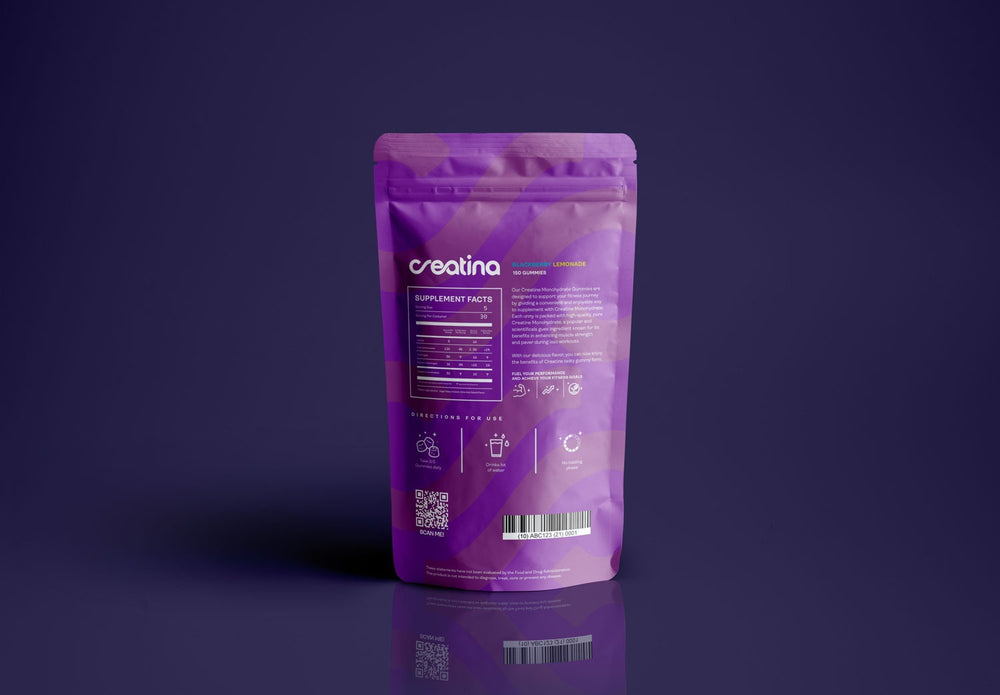 Photo of creatine gummies packaging